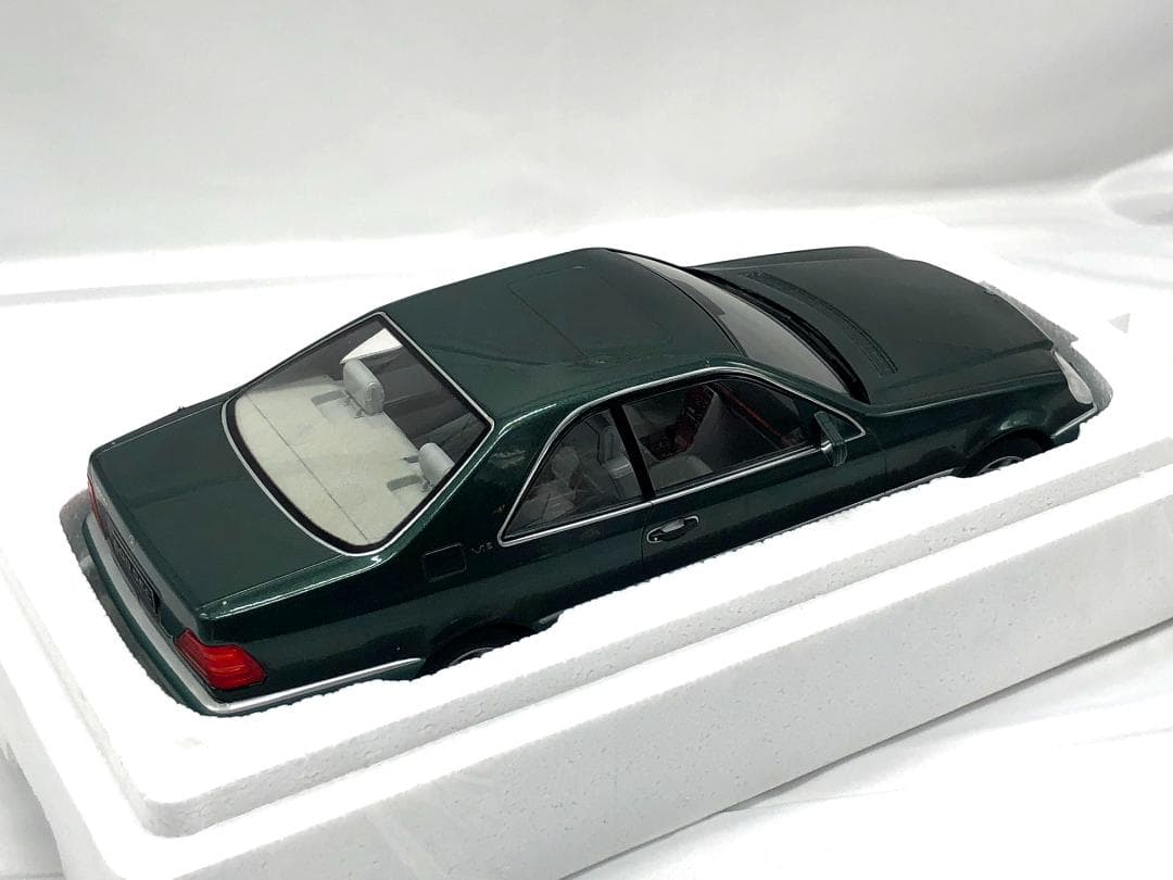 KK-Scale1/18 メルセデス 600SEC 1992 グリーンメタリック