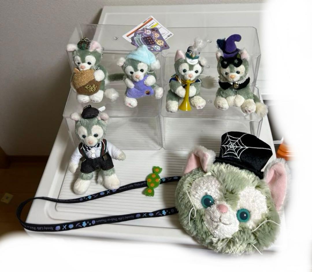 ジェラトーニのぬいぐるみストラップ、ぬいぐるみポーチ（ハロウィン）