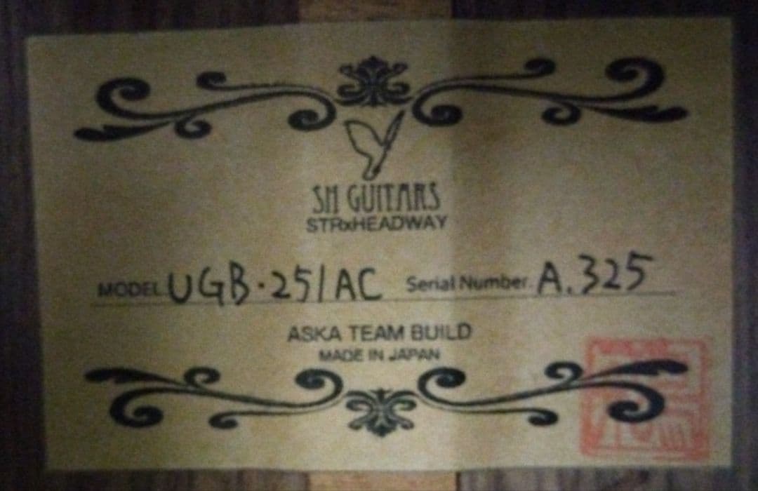 期間限定お値引きUGB-251AC アコースティックミニギター 日本製