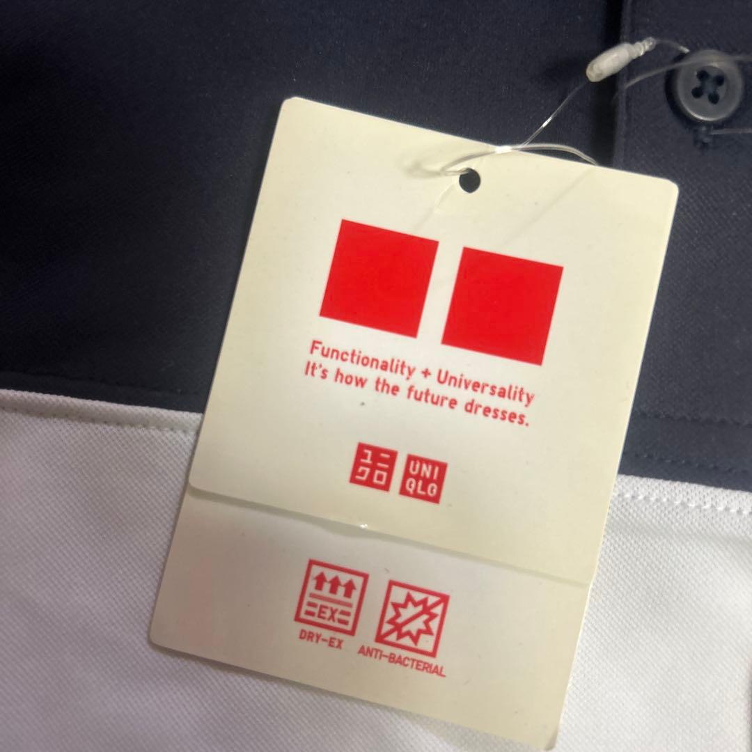 UNIQLO錦織モデル ポロシャツ 紺青白