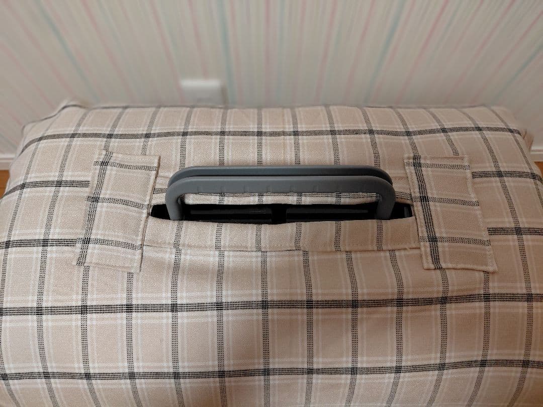 クレートカバーM　チェックベージュ