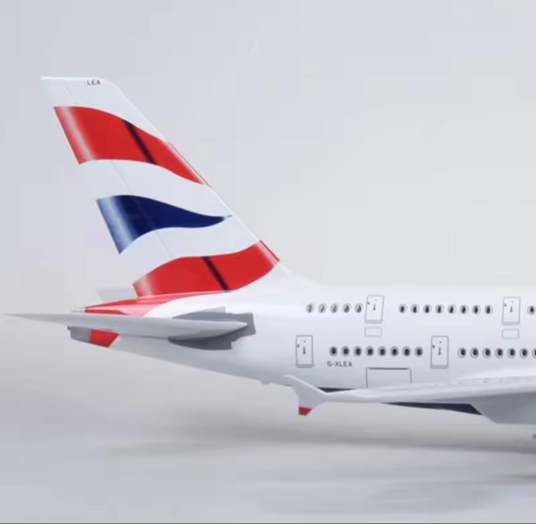 ブリティッシュ・エアウェイズ エアバス A380 1/160 LEDライト付き