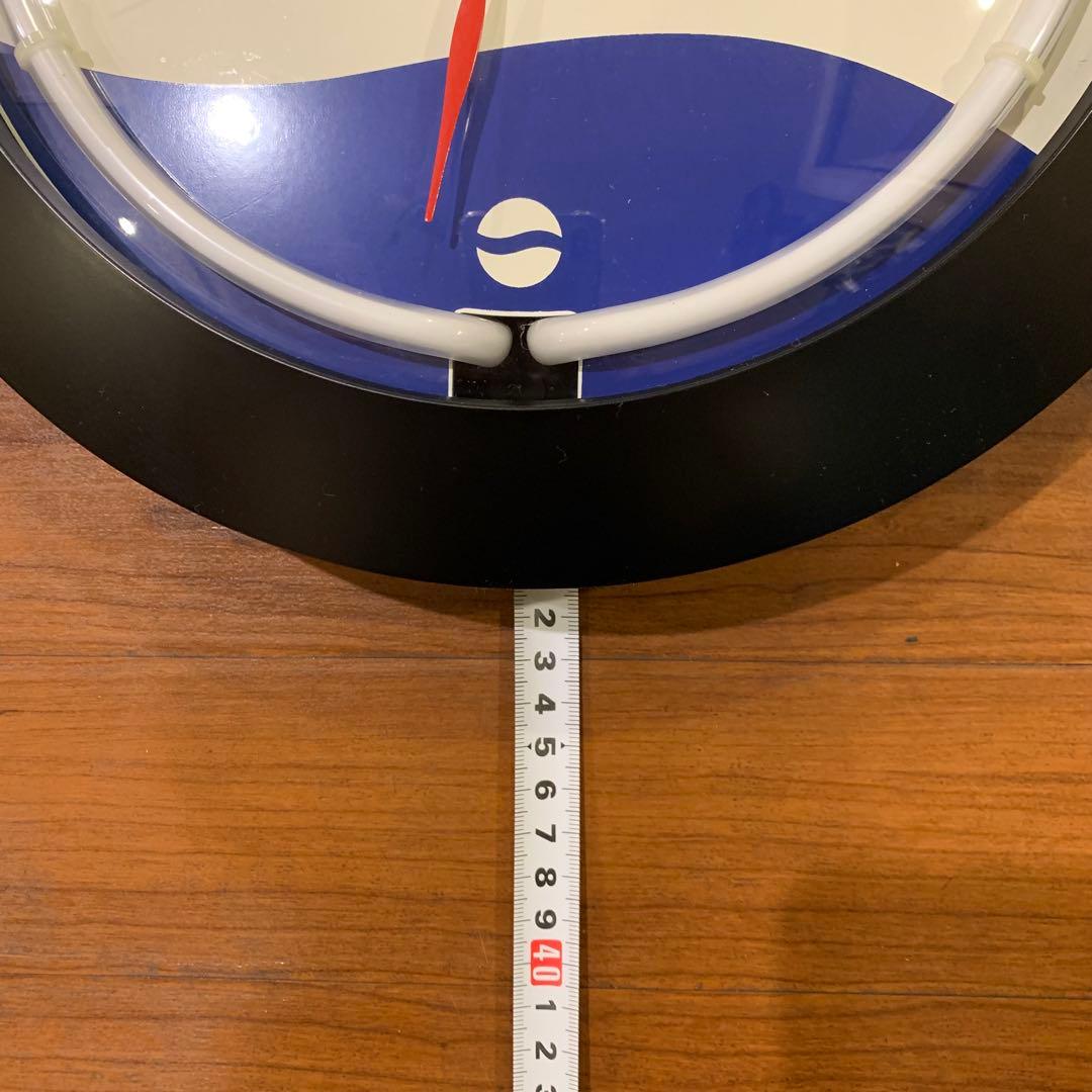 Pepsi-Cola ペプシ ネオン 掛時計 31.5cm