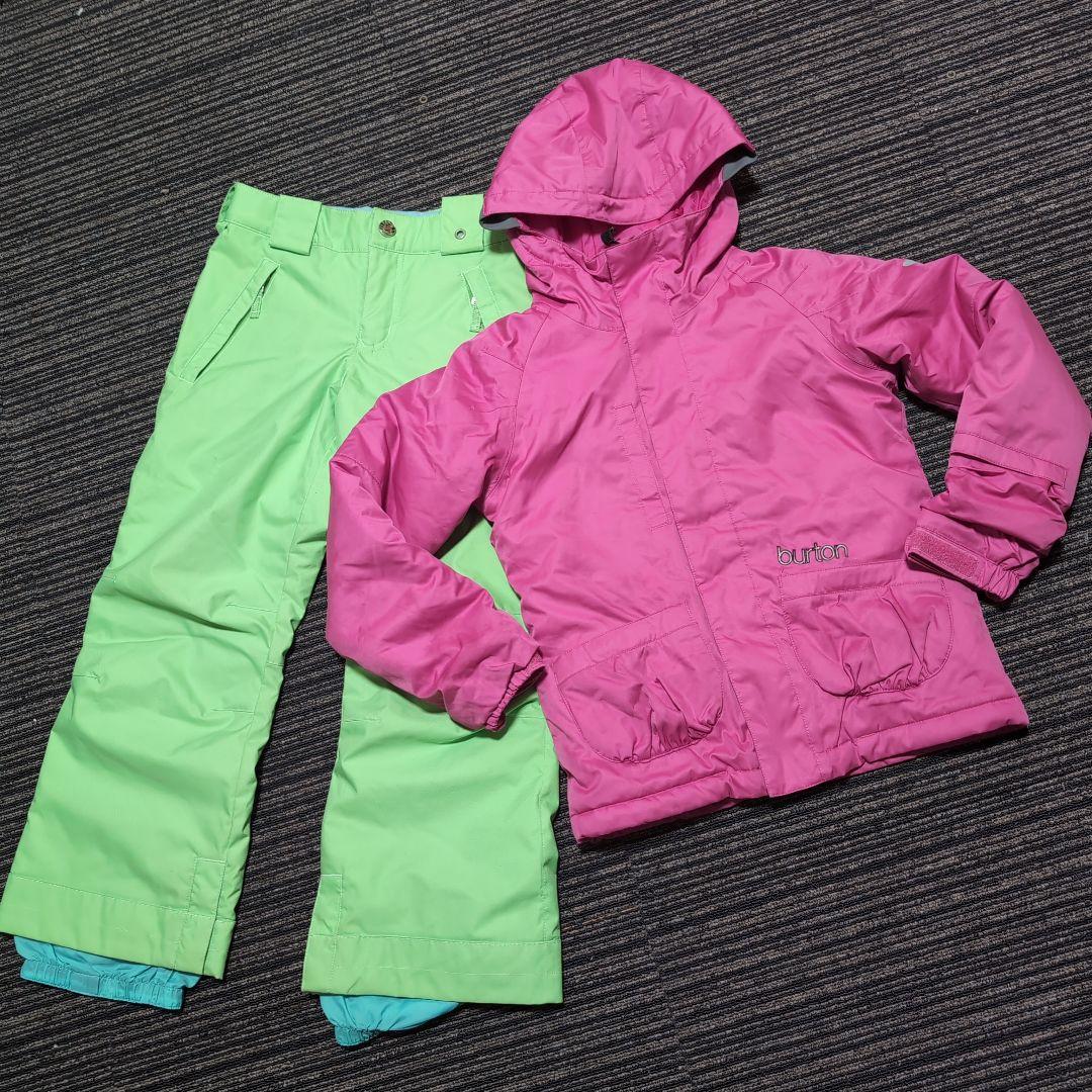 Love2023美品BURTONキッズスノーボードジャケットパンツセット