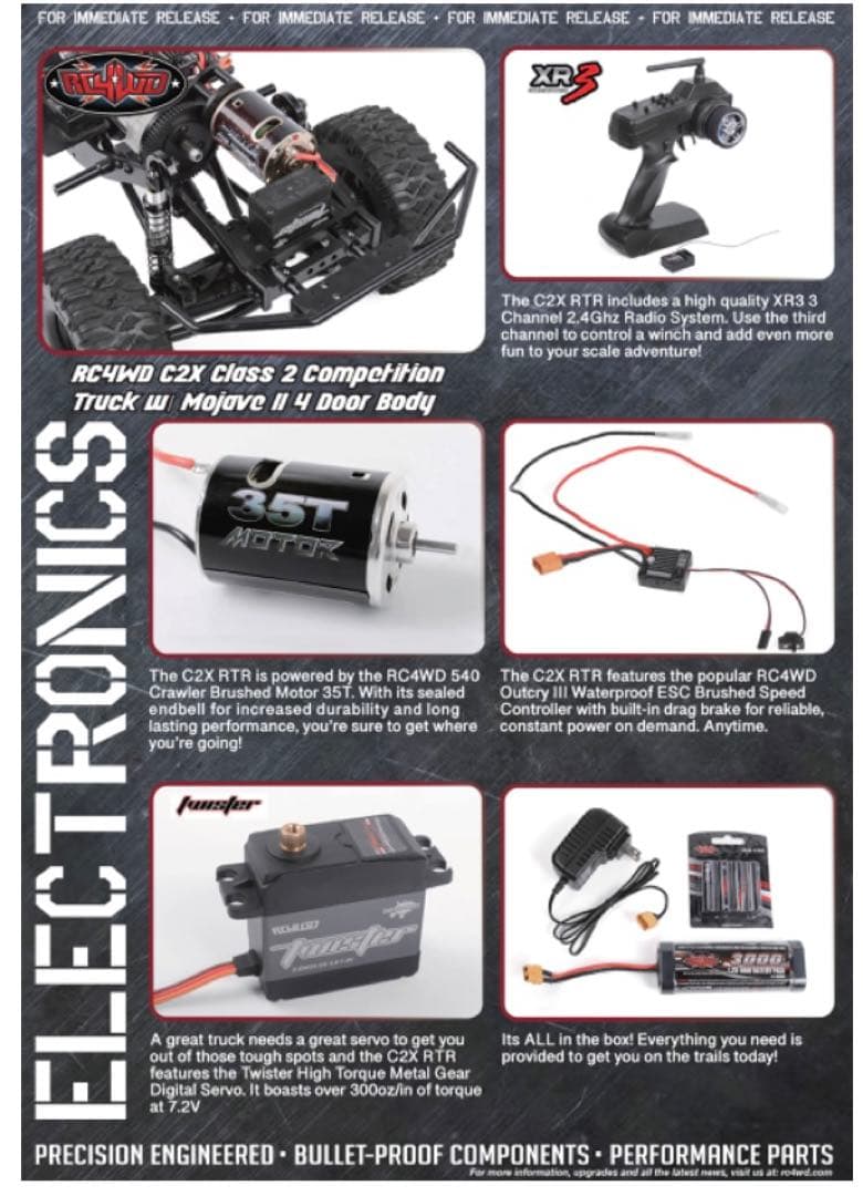 新品未開封RC4WD C2X Class 2 Competition Truck