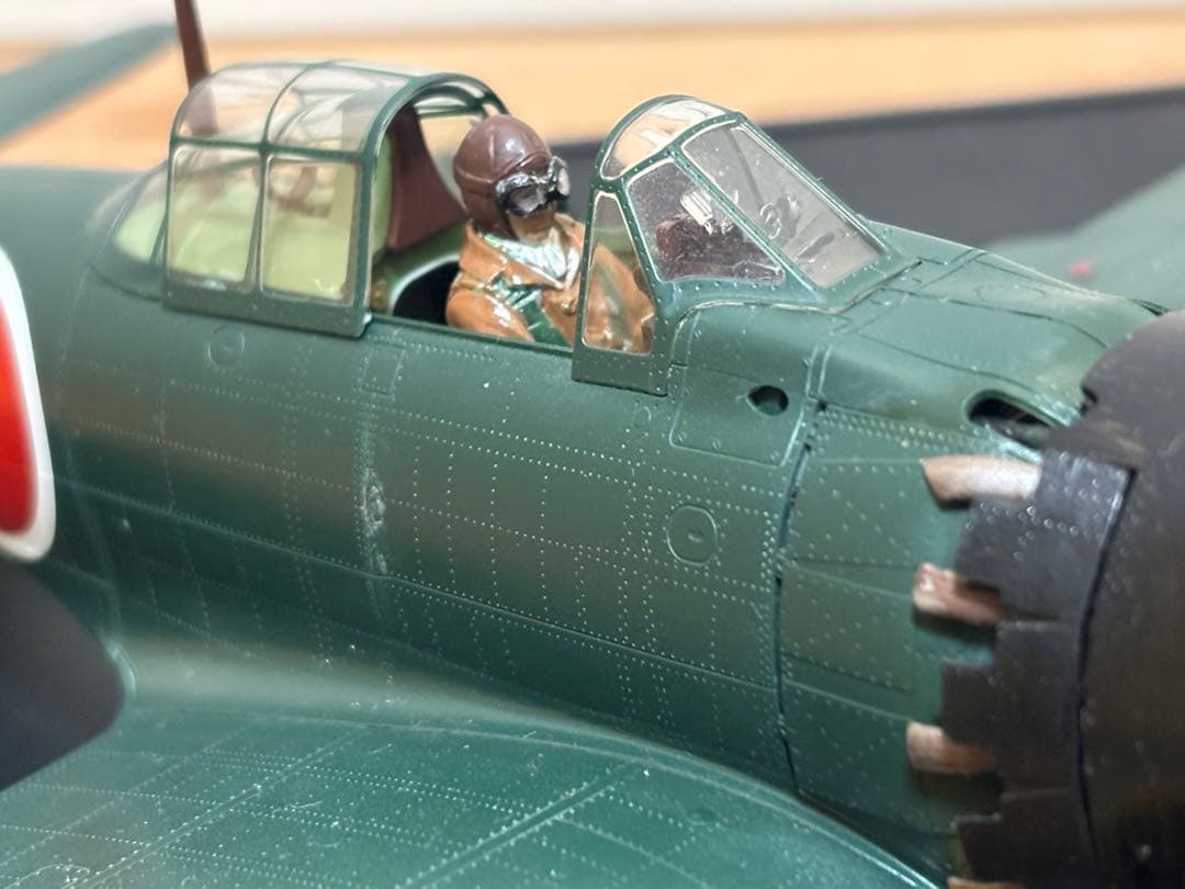 タミヤ 1/32 零戦52型 リアルサウンド・アクションセット 完成品 ジャンク