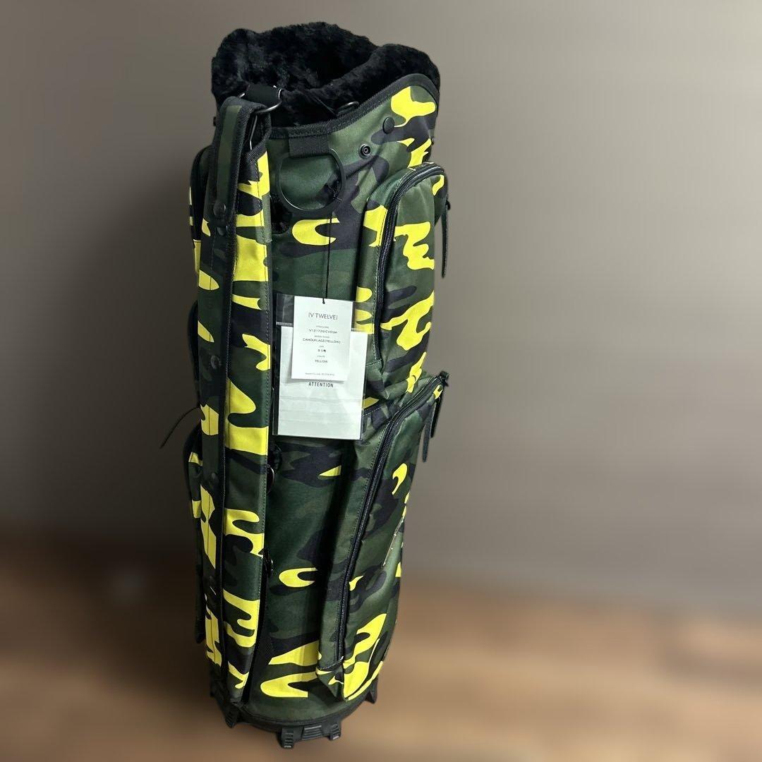 ［新品未使用］V12 ヴィトゥエルブ　キャディバッグ　カモフラージュ柄