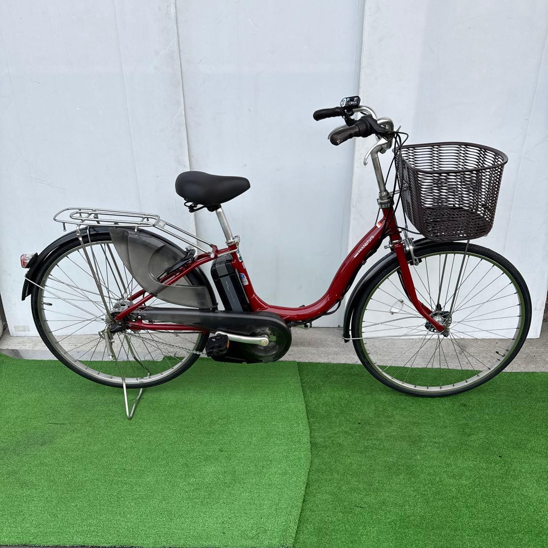 YAMAHAヤマハ 電動アシスト自転車26インチ8.9Ah レッド