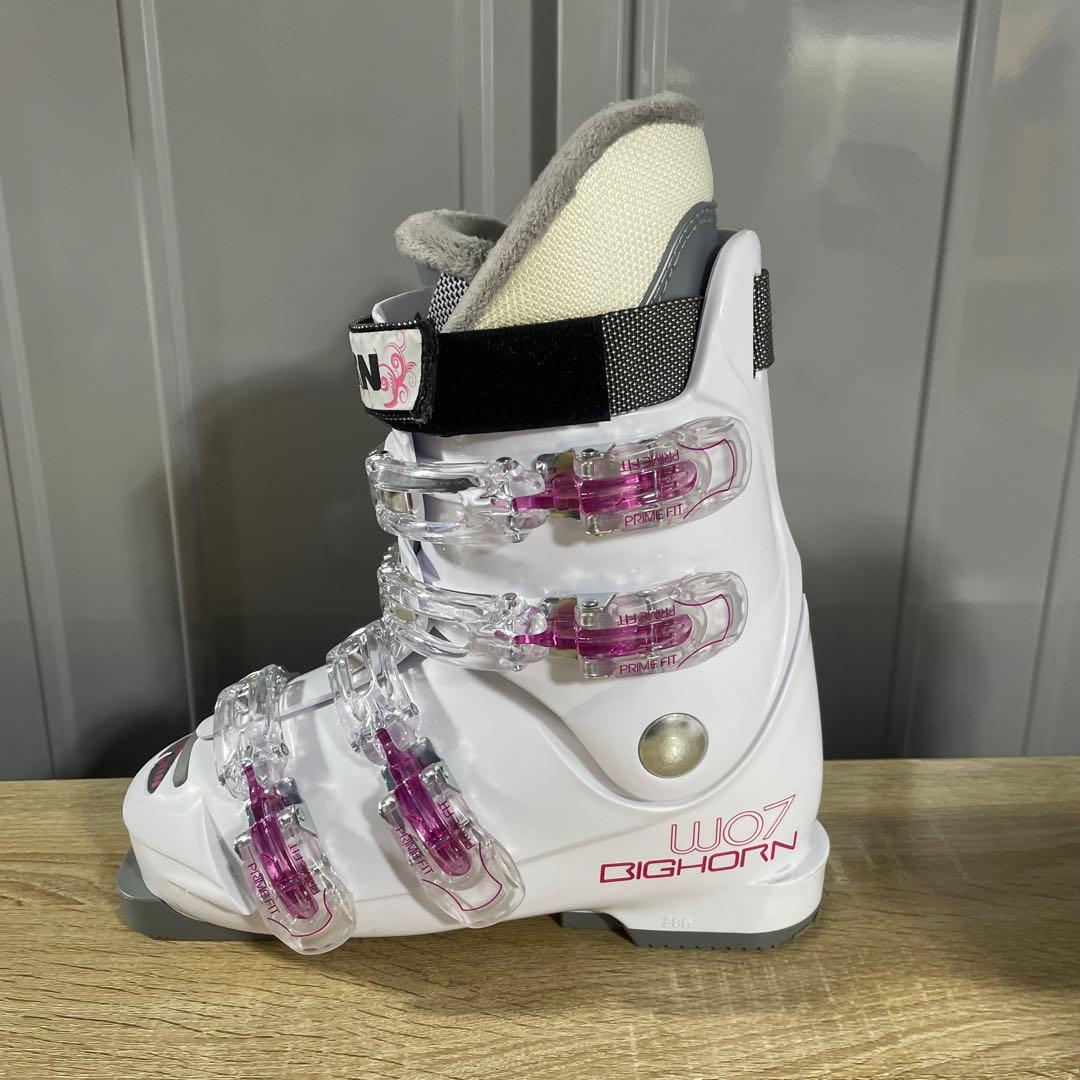 K2 136cm BIGHORN23/23.5cmストック付きスキーセット