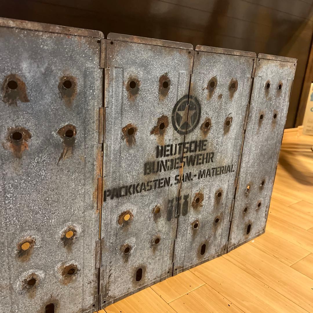 ウィンドスクリーン400cm.ミリタリー，軍幕、焚き火，ソロキャンプ，未使用品