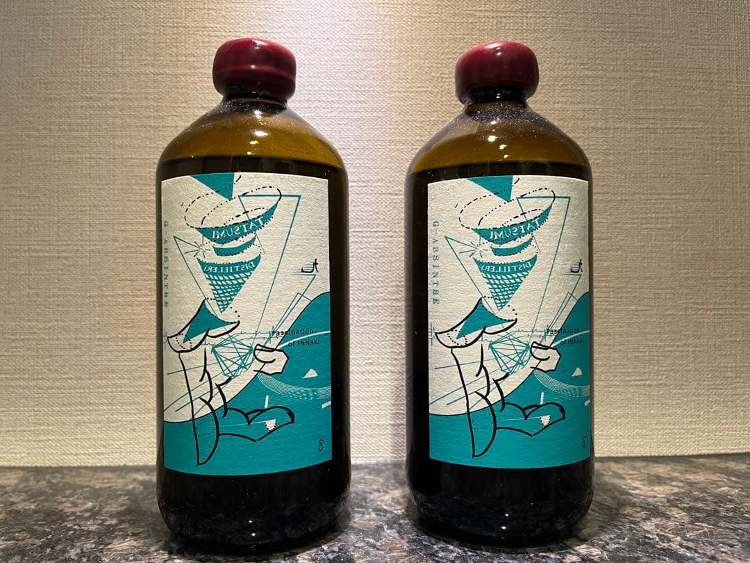 【2本セット】アルケミエ　辰巳蒸留所　グリーンアブサン　500ml