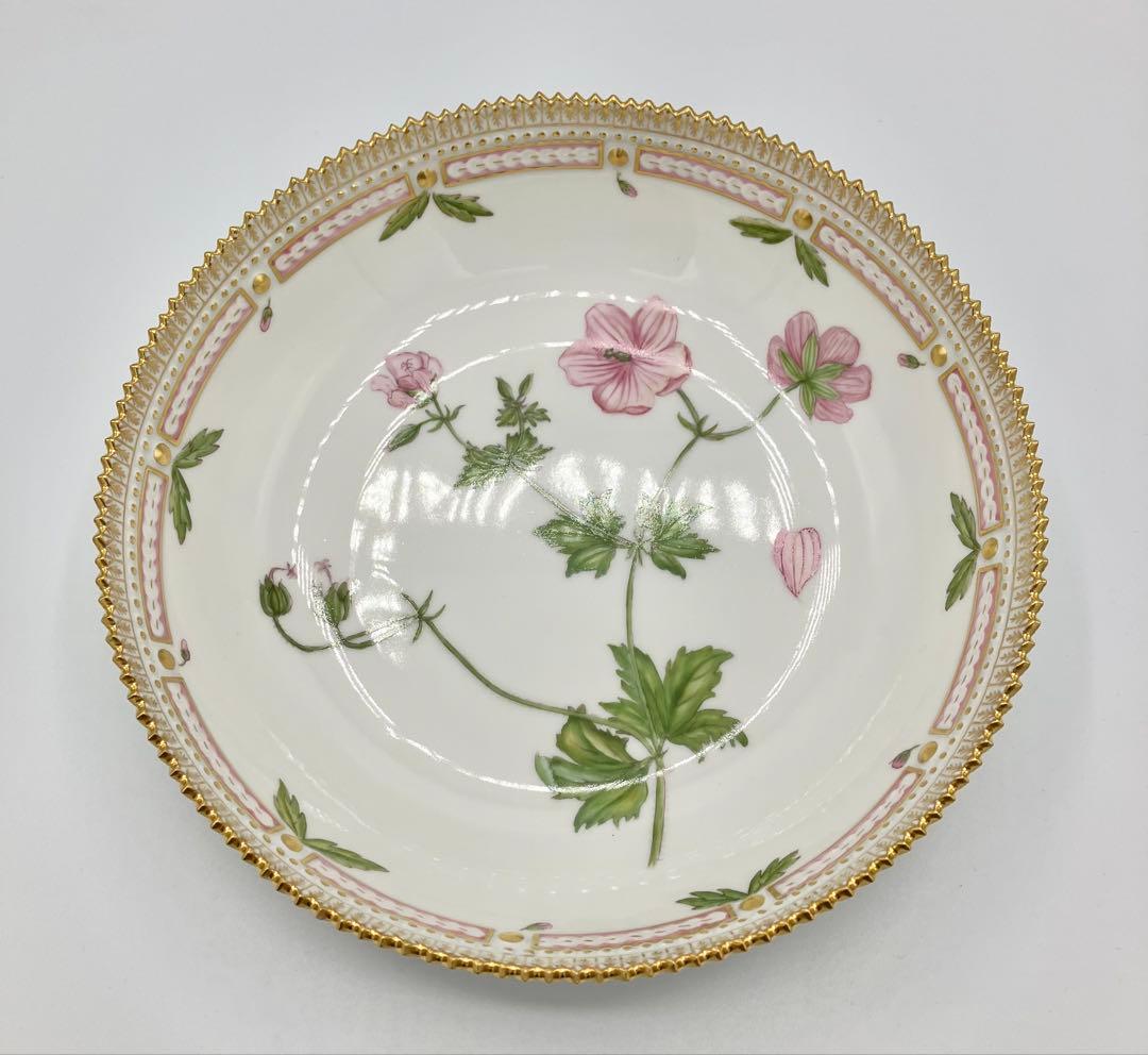 ◯ 【美品】ロイヤル コペンハーゲン 最高級「フローラ ダニカ」 ボウル