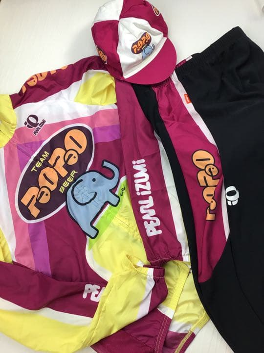 在庫処分‼️*632パールイズミ　パオパオ　サイクルウェア　ウインドブレーカー