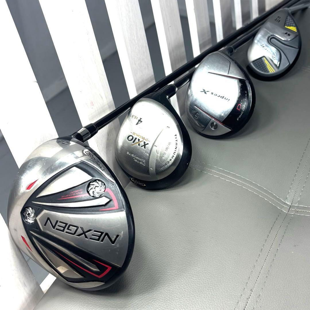 本格派 メンズゴルフクラブ 13本 フルセット ゴルフセット お試しセット