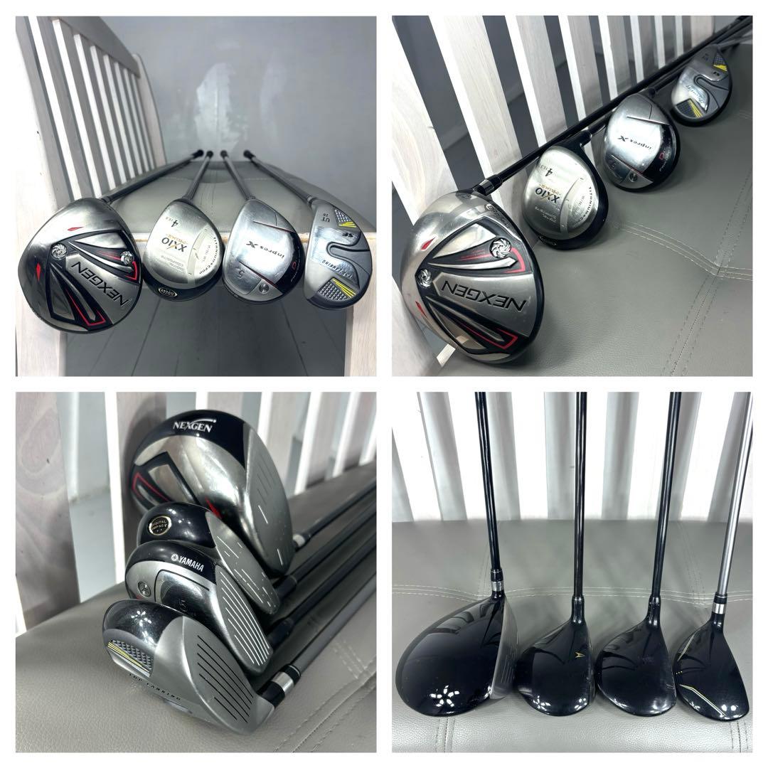 本格派 メンズゴルフクラブ 13本 フルセット ゴルフセット お試しセット