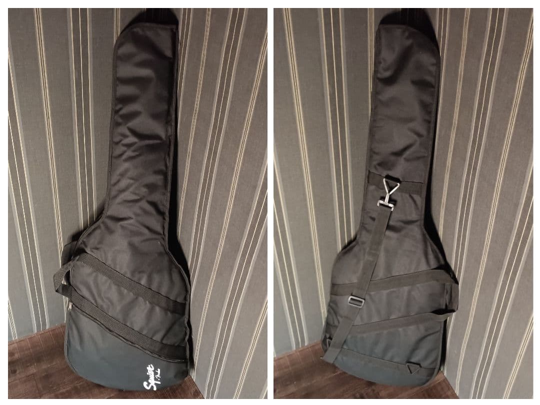 美品 Squier スクワイヤー BLUE ストラト エレキギター ケース