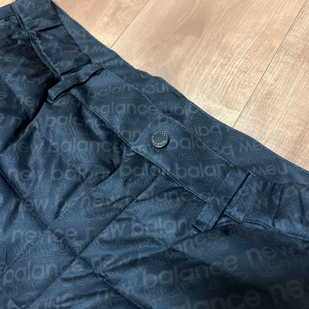New Balance ブラック キルティングパンツ