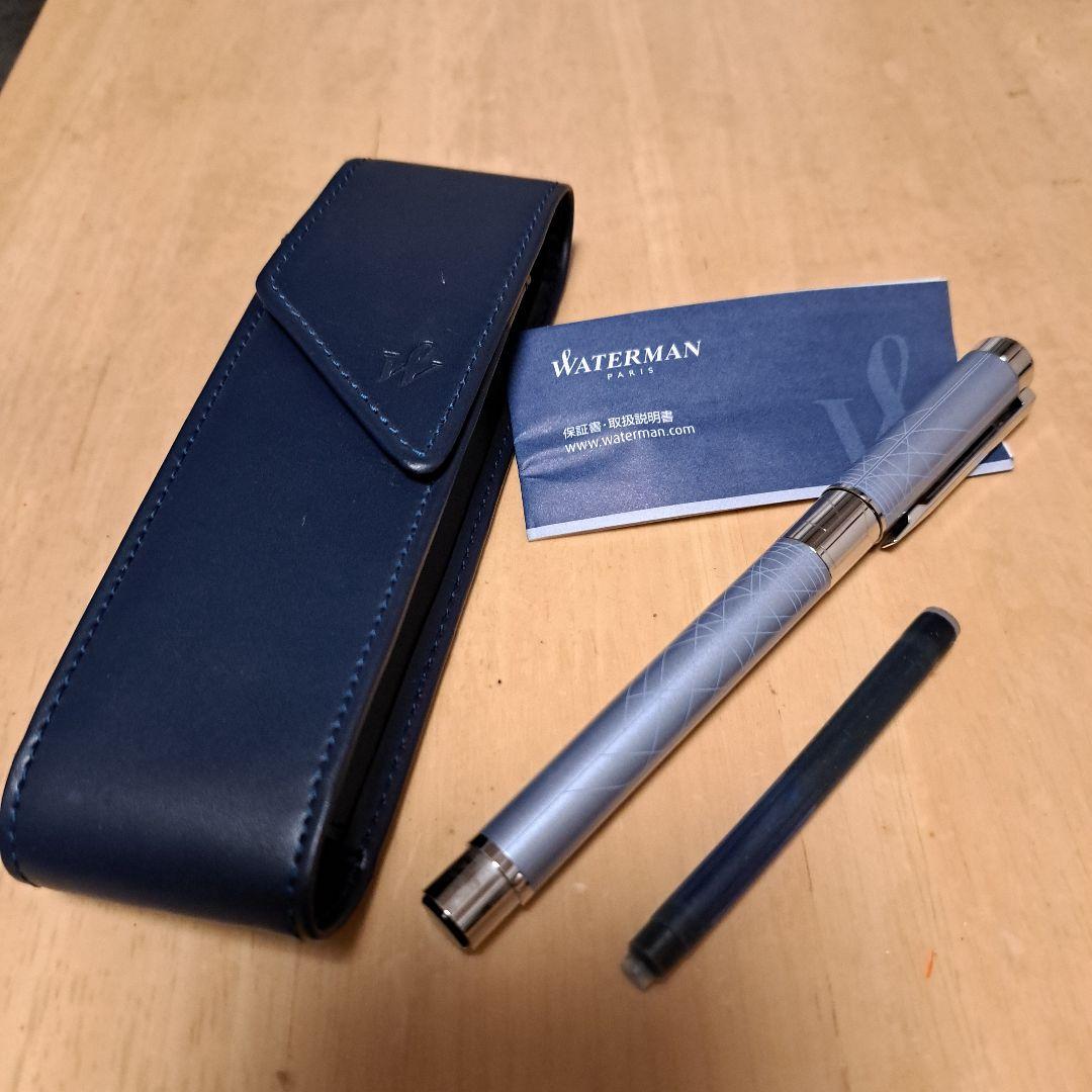 ウォーターマン 万年筆 パースペクティブ　デコレーションブルー