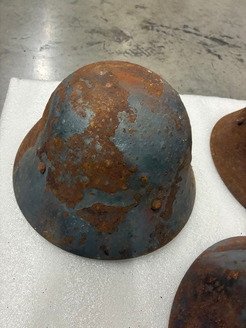 当時物 旧日本軍 鉄帽 陸軍 大日本帝国 ヘルメット ミリタリー 鉄製 鉄かぶと