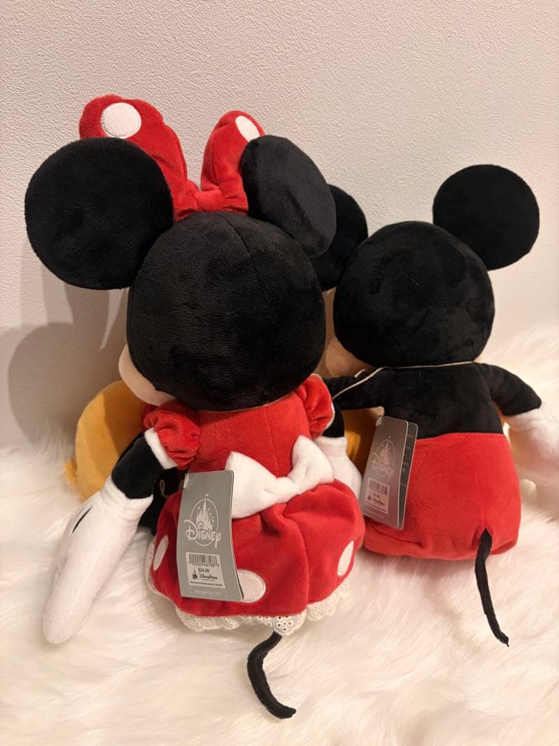 【激レア】WDWオリジナル　ミッキー・ミニー ぬいぐるみセット 約30cm