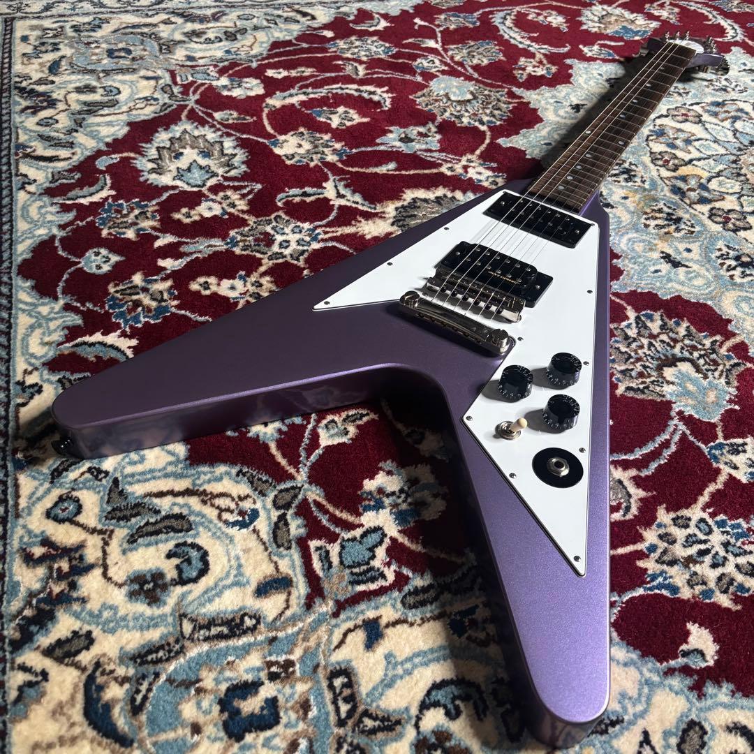 Epiphone カークハメット　メタリカ　1979 Flying V パープル