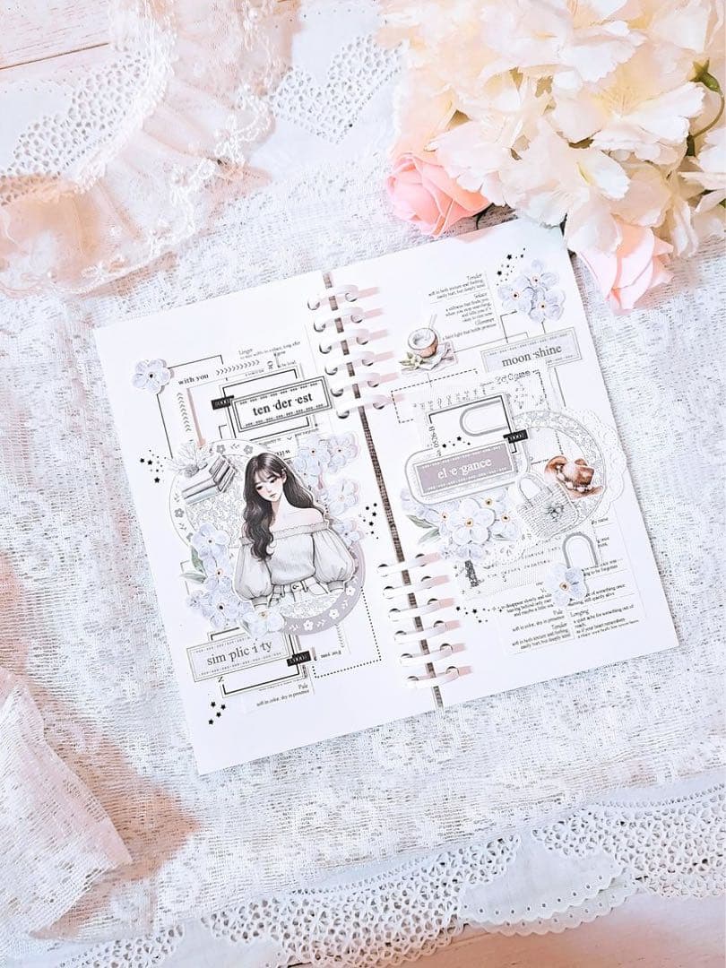 コラージュ素材　紙もの　素材紙　【2546】