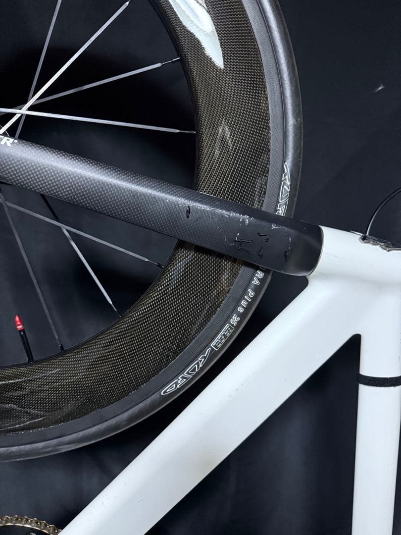 Leader735 ピストバイク カーボンホイール 88mm