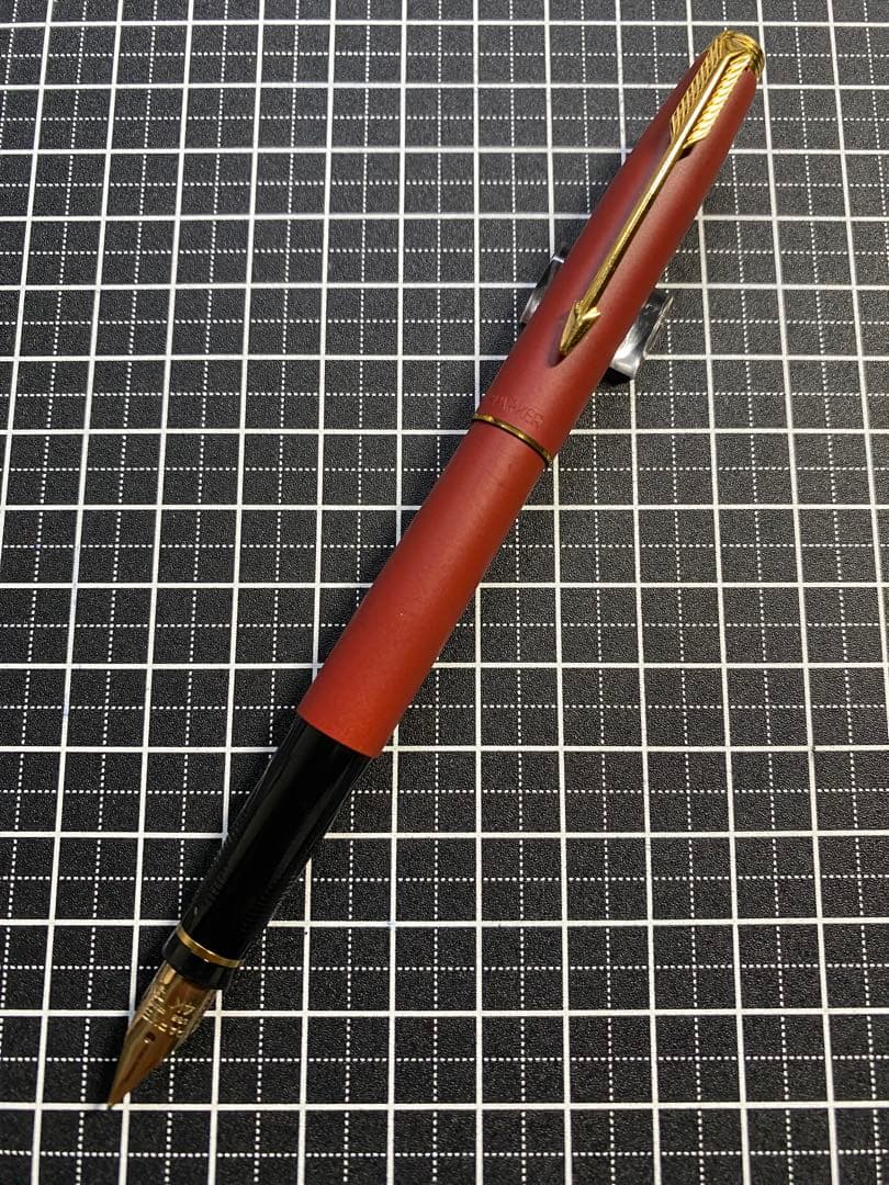 PARKER #75 Matt Burgundy 万年筆　字幅F