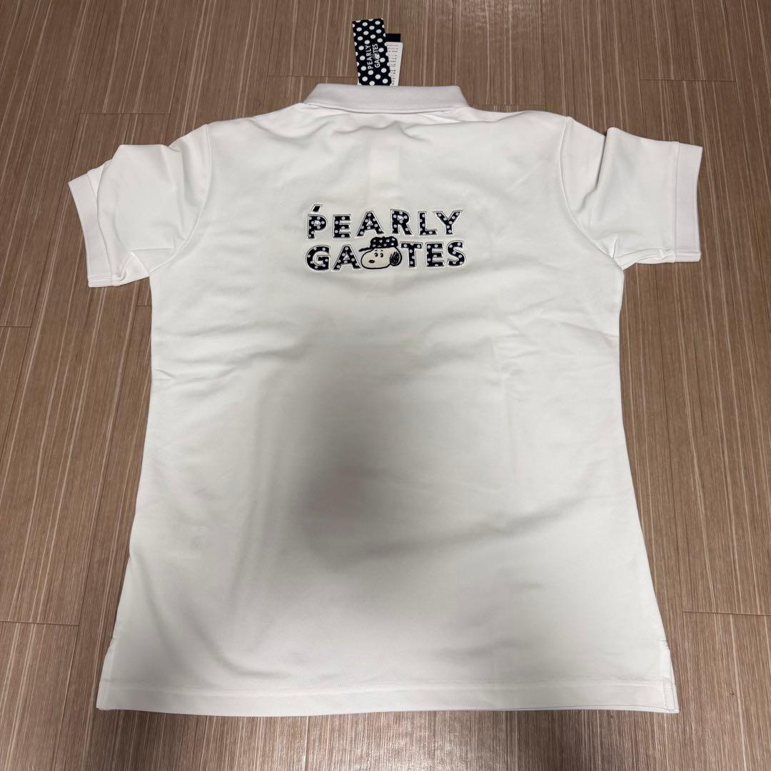 新品タグ付きPEARLY GATES スヌーピーコラボ半袖ポロシャツ サイズL