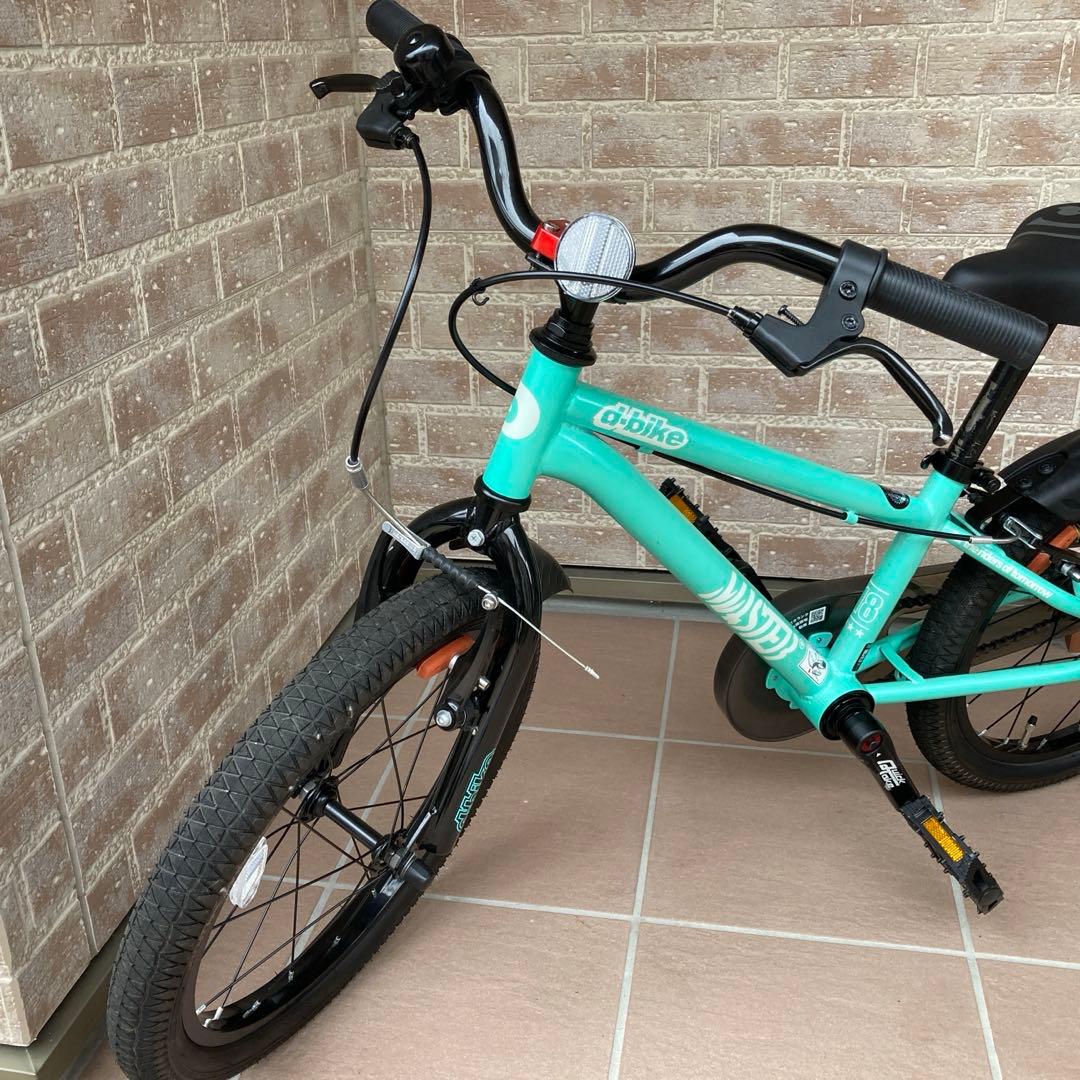 【りく】　d-bike マスタープラス18インチ エメナルドグリーン