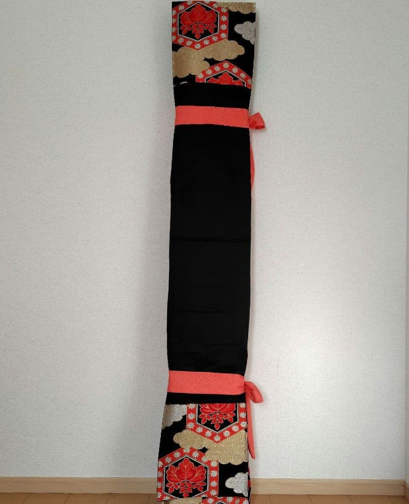お琴カバー【桐】着物帯 ゆたん油単ハンドメイド 和楽器 正絹 袋帯 山田流生田流