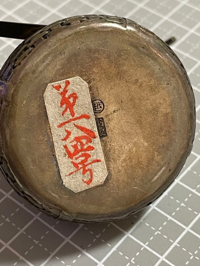 【宝蔵】時代物 金工 銀製 鵜籠形 鵜飼 魚籠 鵜篭形 楊枝入れ 銀細工 水鳥