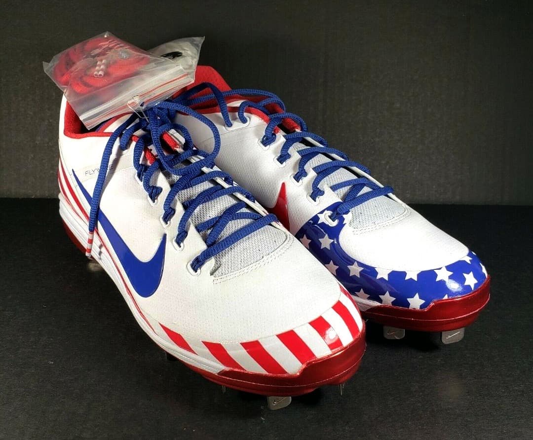 新品USA限定☆チームUSA★野球用NikeClipper30.5専用替え紐２組