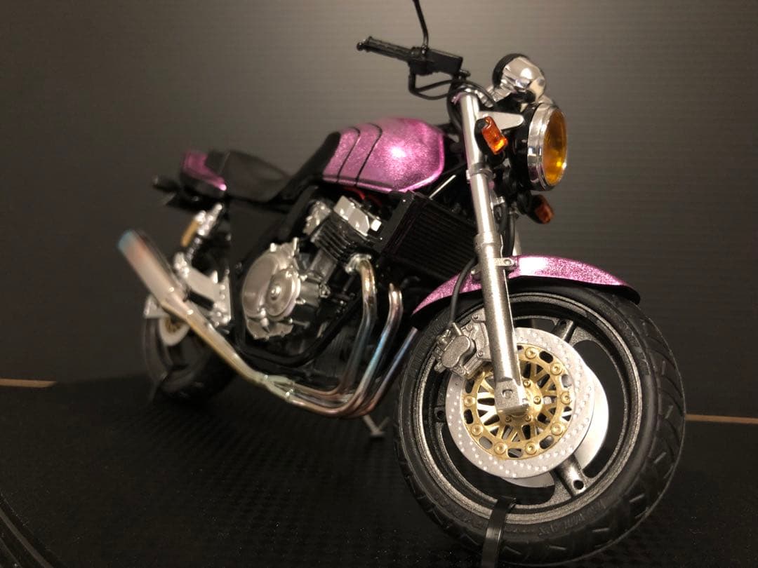 ポ*ー様 アオシマ1/12 HONDA CB400 スーパーフォア　プラモデル完