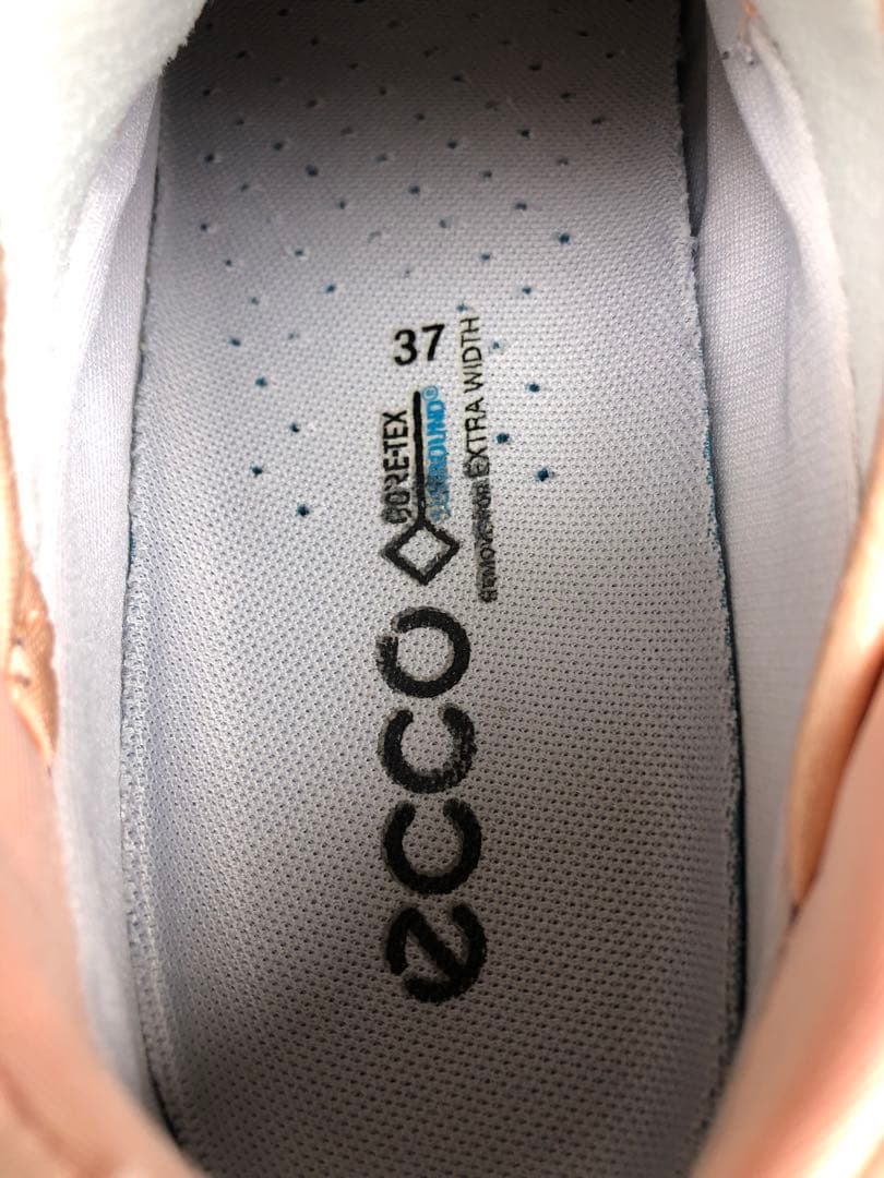 337番 美品ECCO ゴルフシューズ 37 23.5cm スパイクレス