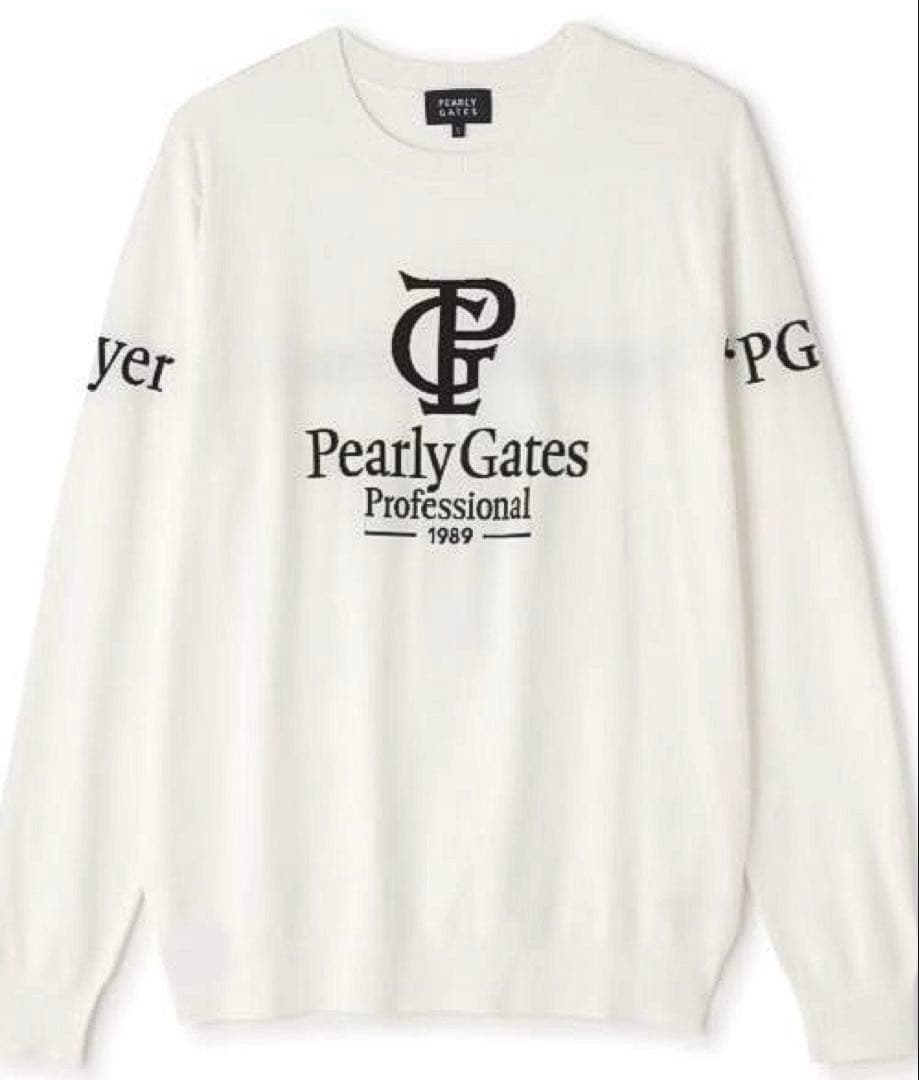 パーリーゲイツ PGPRO ELITE クルーネック（WHT／5）