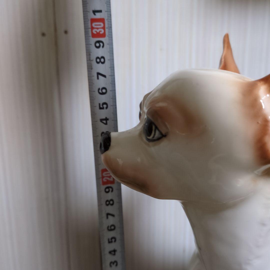 陶器製　チワワ　置物