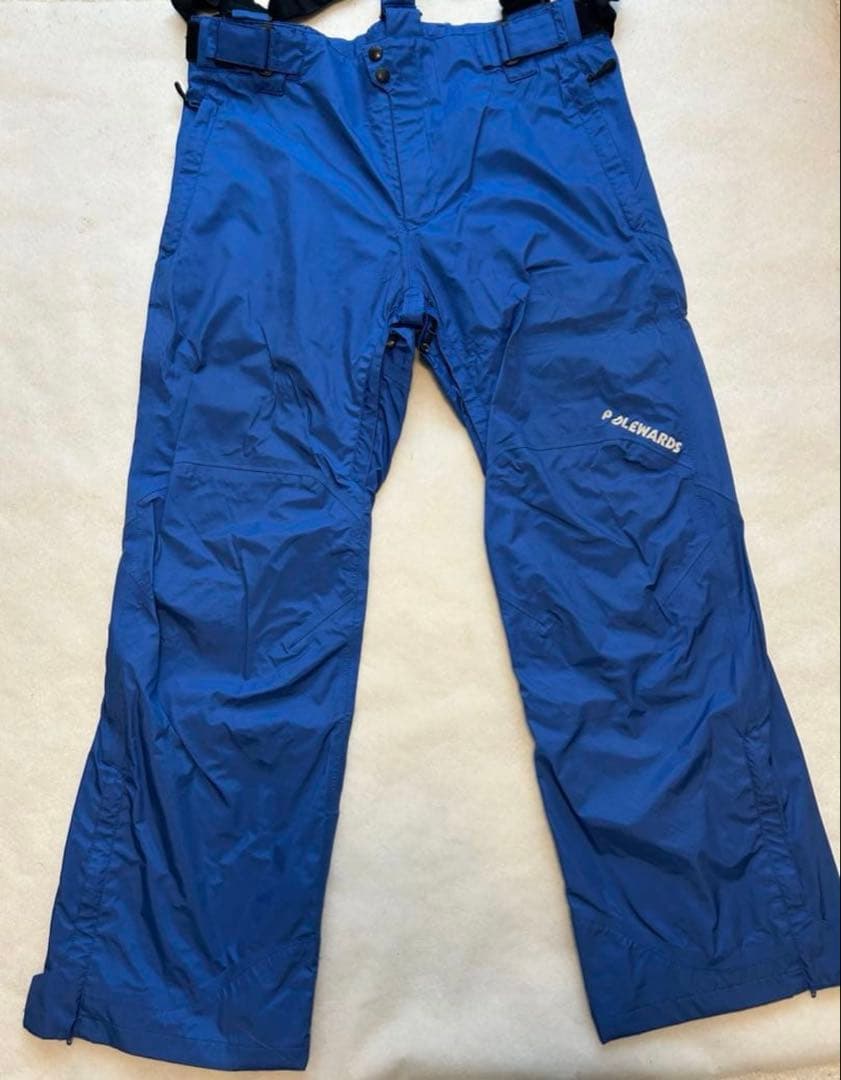 POLEWARDS ポールワーズ　スノーウェアセット　メンズLサイズ　ブルー