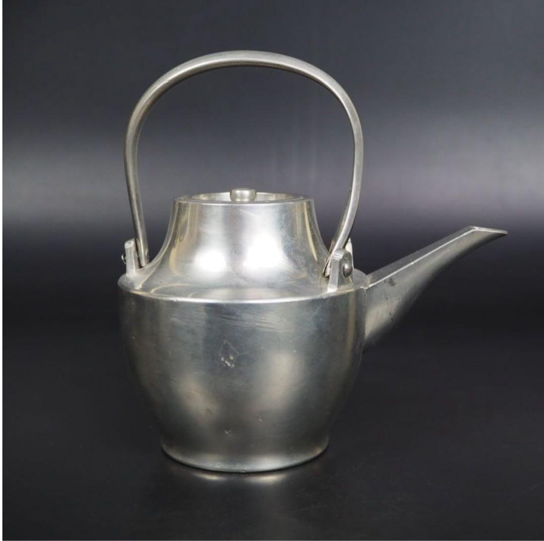 送料無料　中村半兵衛(中村半印) 造　小振り純錫製銚子　酒器　①