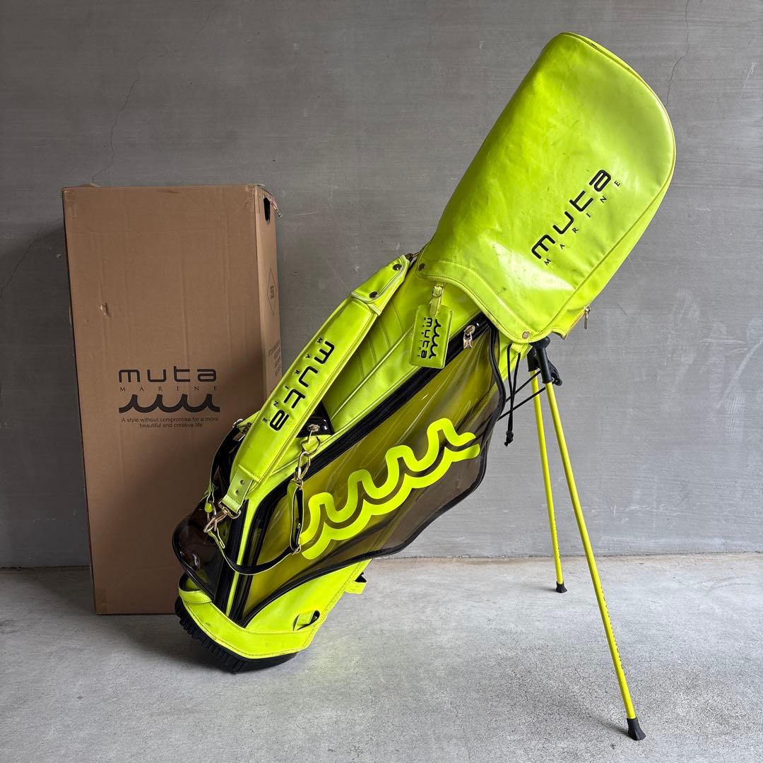 MUTAMARINE キャディバッグ 蛍光イエロー