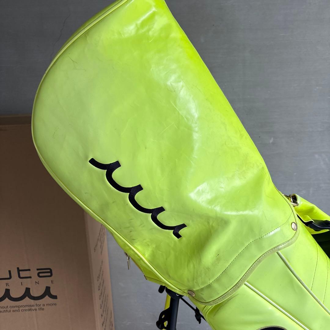 MUTAMARINE キャディバッグ 蛍光イエロー