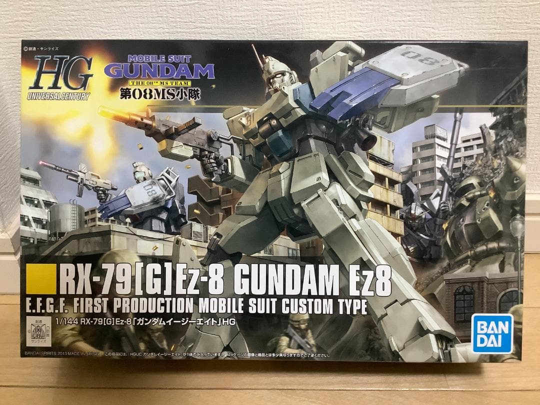 【新品未組立】HGUC ガンダムEz8 陸戦型ガンダム 第08MS小隊セット