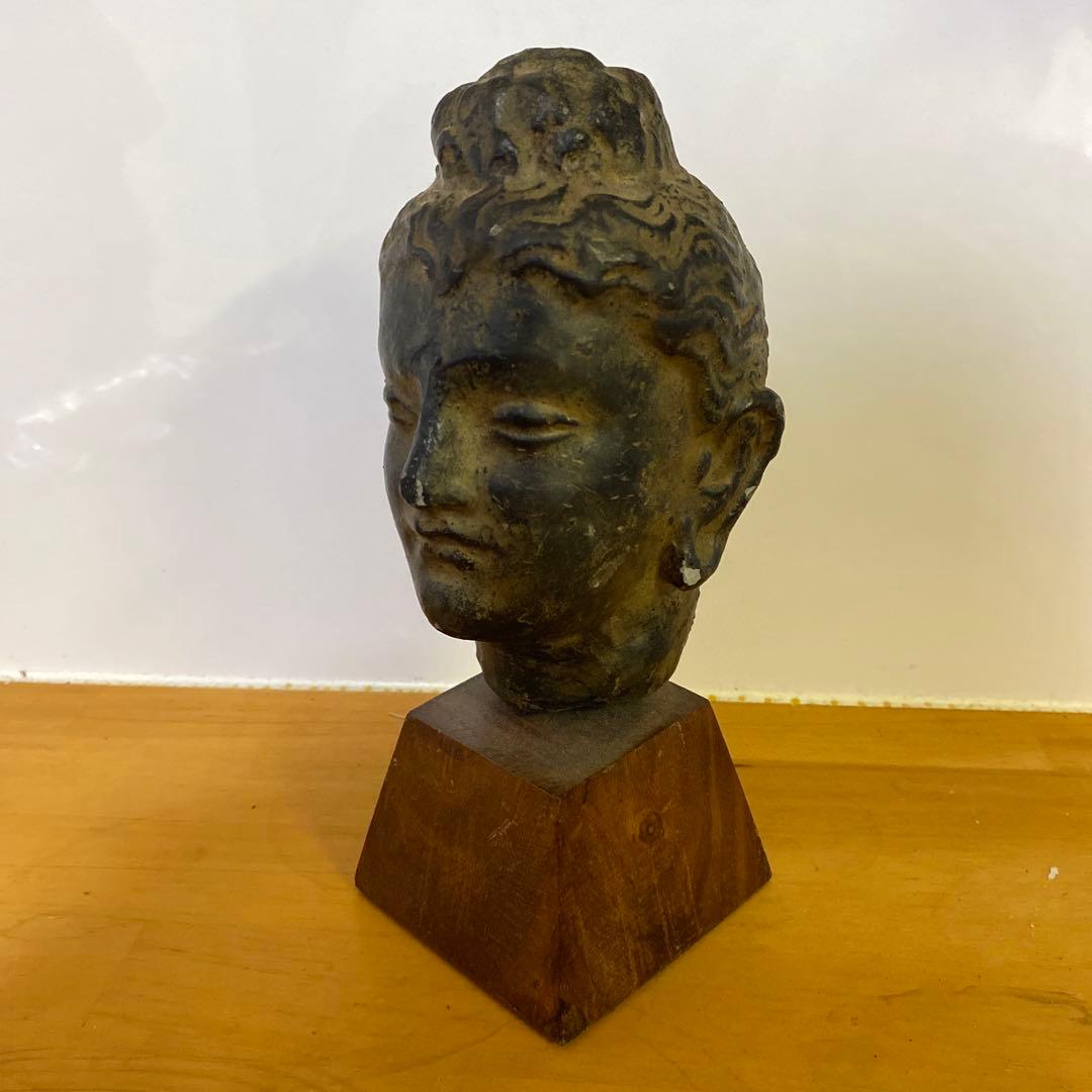 仏教美術 ガンダーラ 仏頭 樹脂製