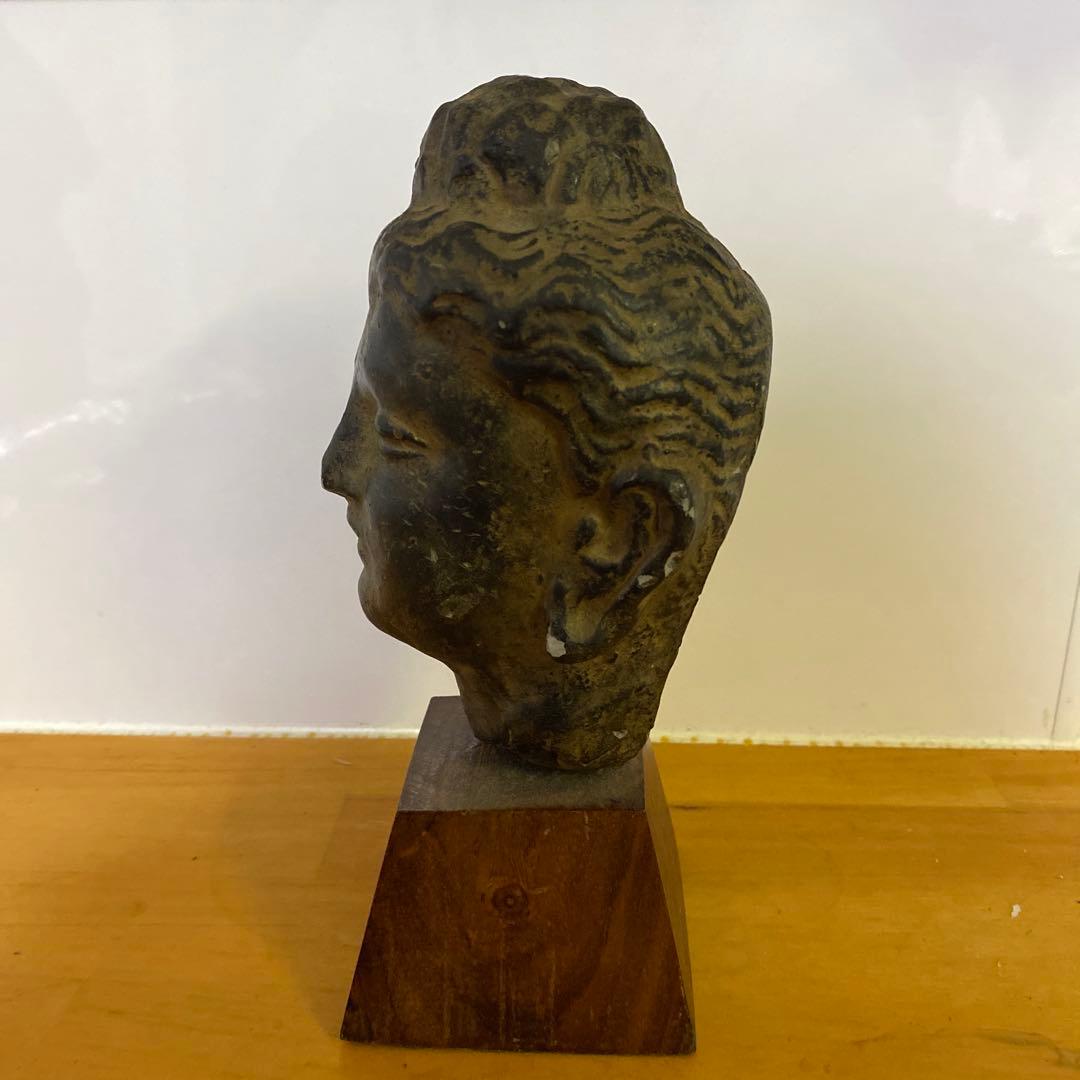 仏教美術 ガンダーラ 仏頭 樹脂製