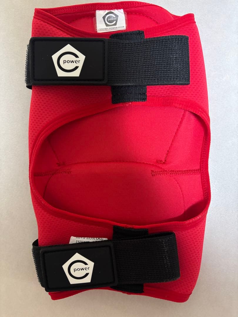 【新品】セラミックパワーギア・野球エルボガード　赤色