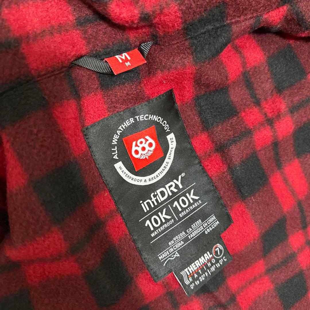 美品☆ 686 メンズ スノーボード ジャケット M