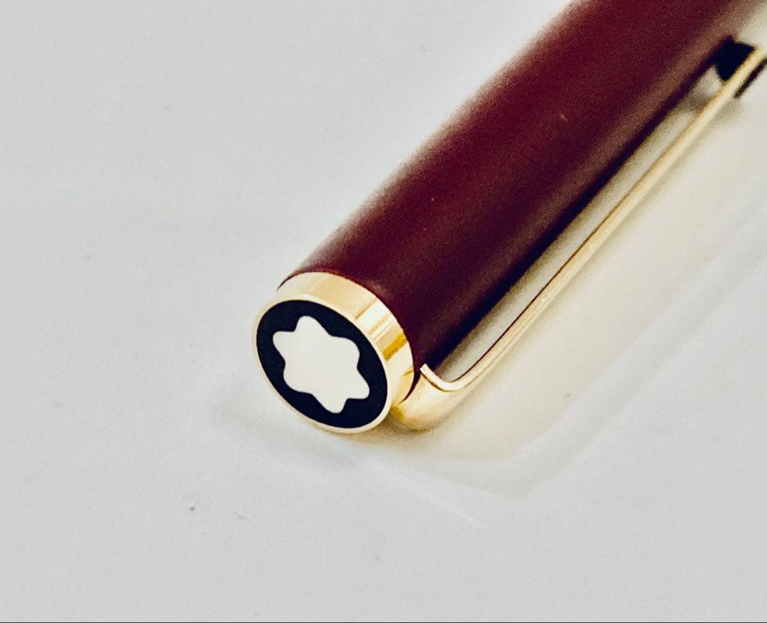 西ドイツ製◆モンブラン高級万年筆 SラインMONTBLANC 1980s 茶軸