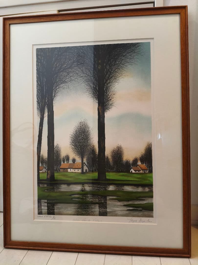 お値下げ！ジャックデペルト　リトグラフ 　直筆サイン、1/34エディション！