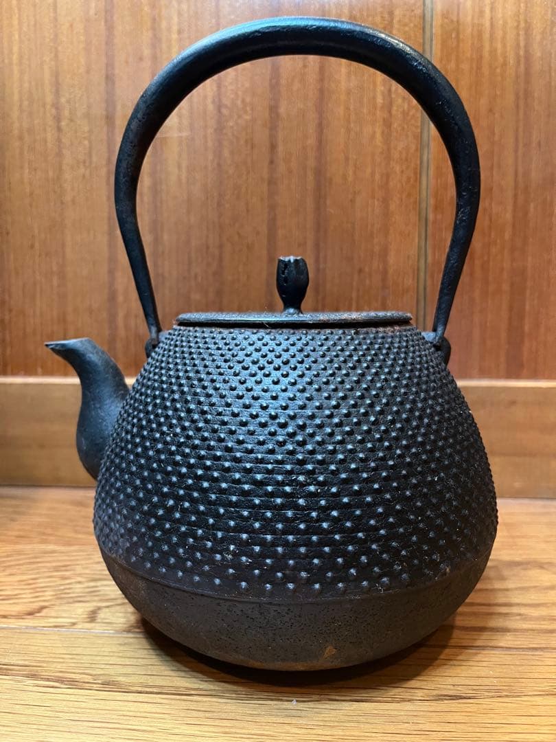 南部鉄器　釜定　鉄瓶