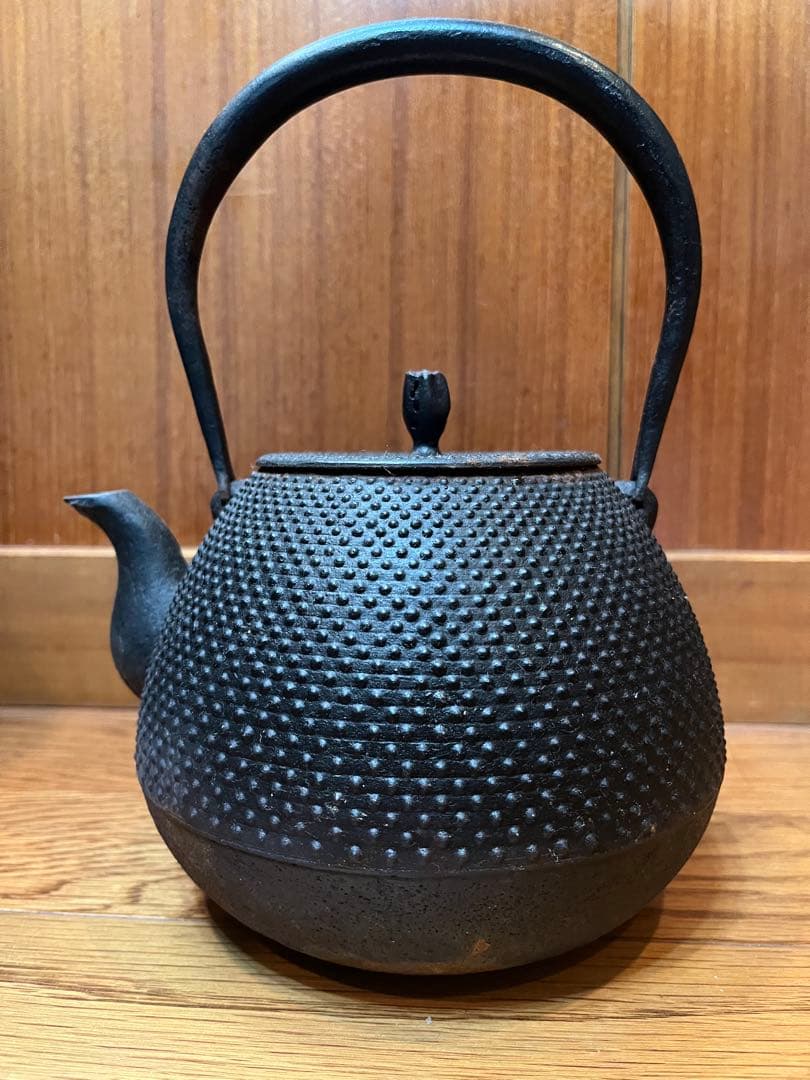 南部鉄器　釜定　鉄瓶